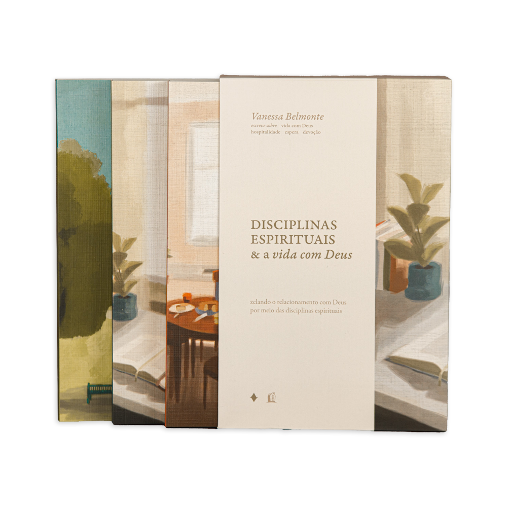 Box Disciplinas Espirituais e a Vida com Deus capa conjunto livros