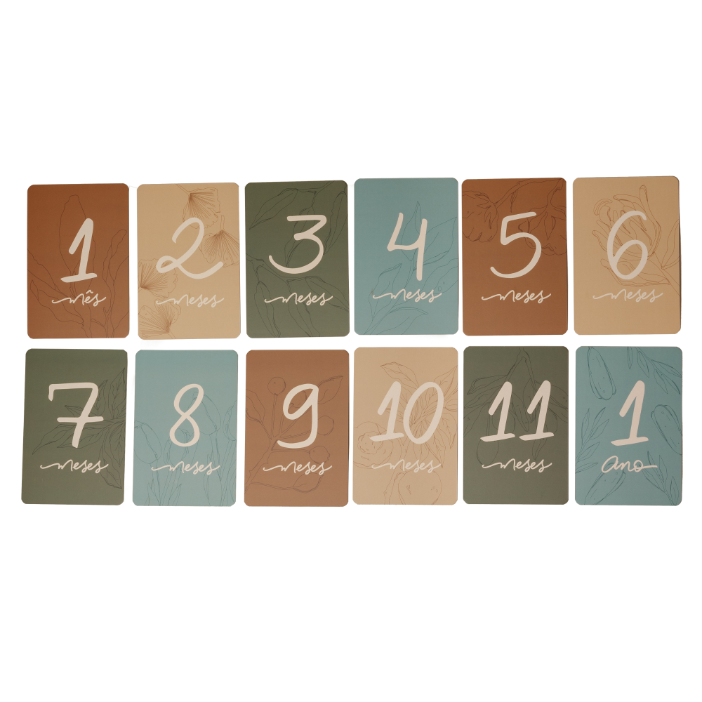 Baby Cards Purpose Paper cartão mêsversário bebê 1 mês