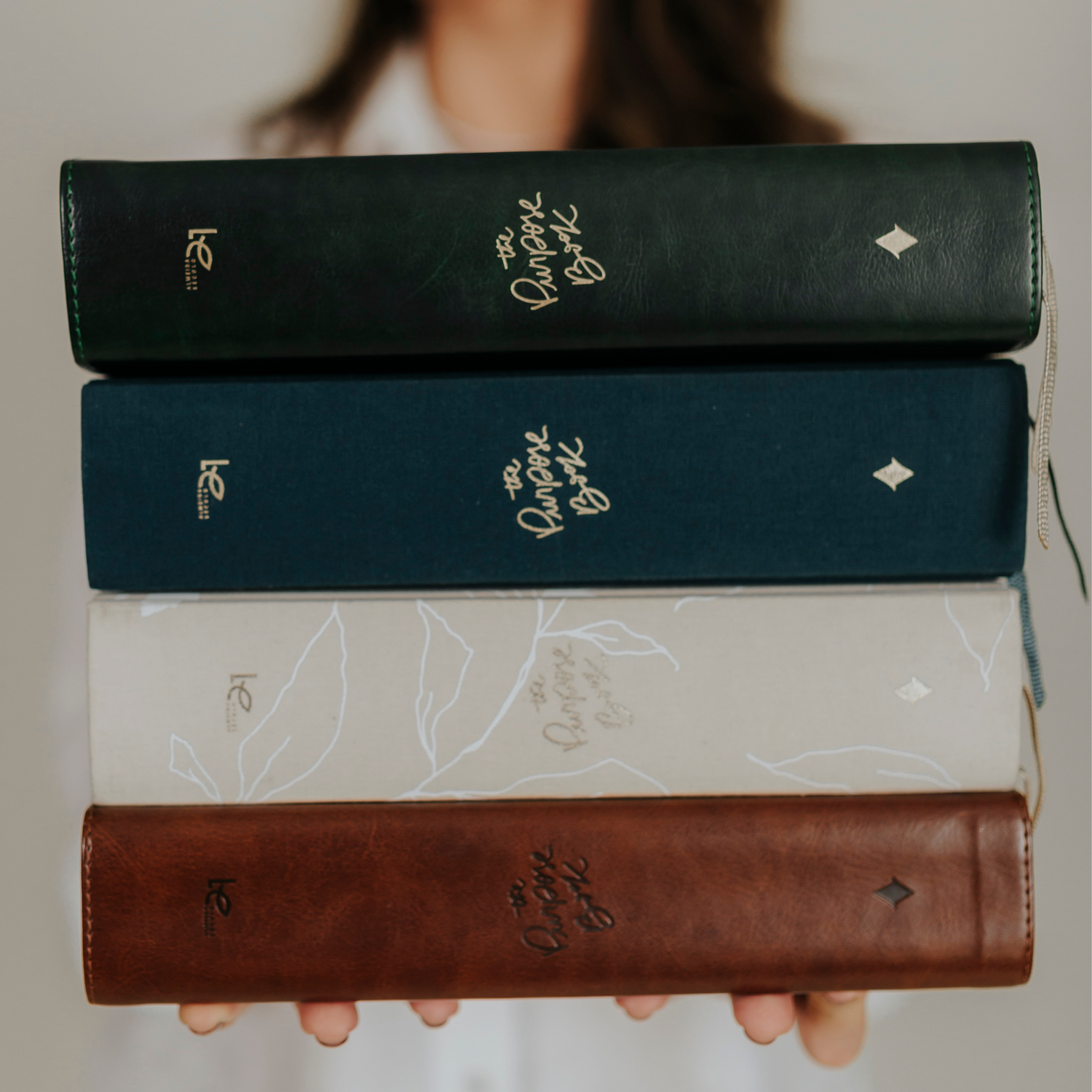 Bíblia de anotações The Purpose Book – capa Vitral, capa Reino, Capa Jardim e Capa Janela