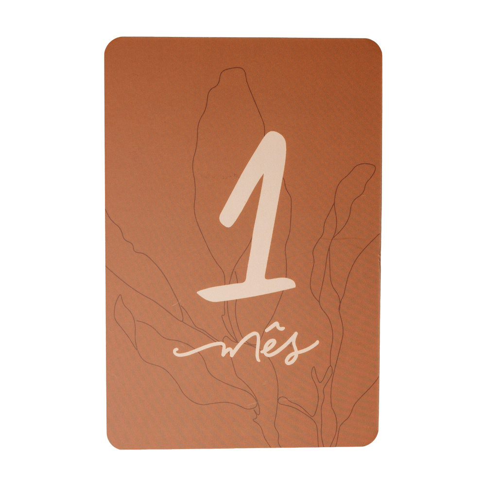 Baby Cards Purpose Paper cartão mêsversário bebê 1 mês