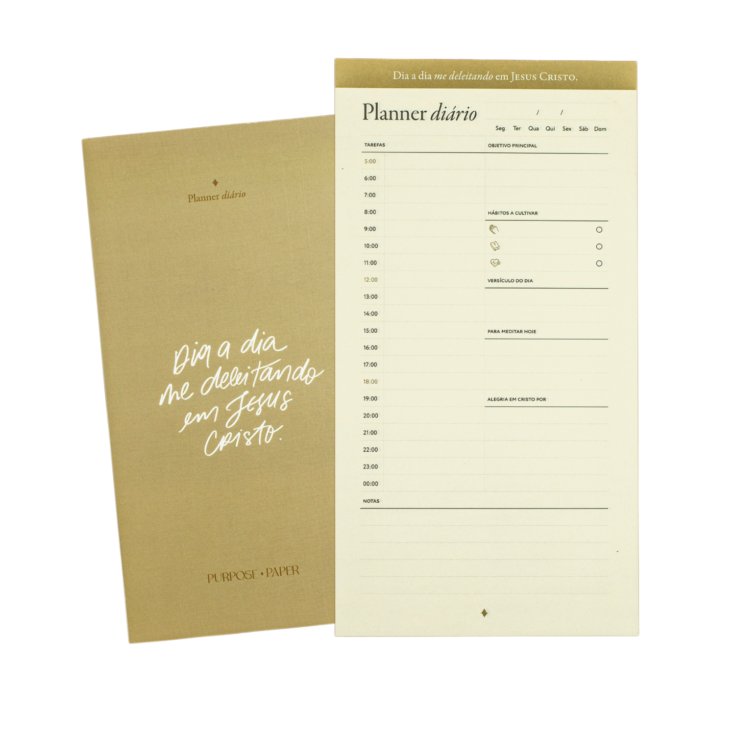 Bloco Purpose Planner Diário