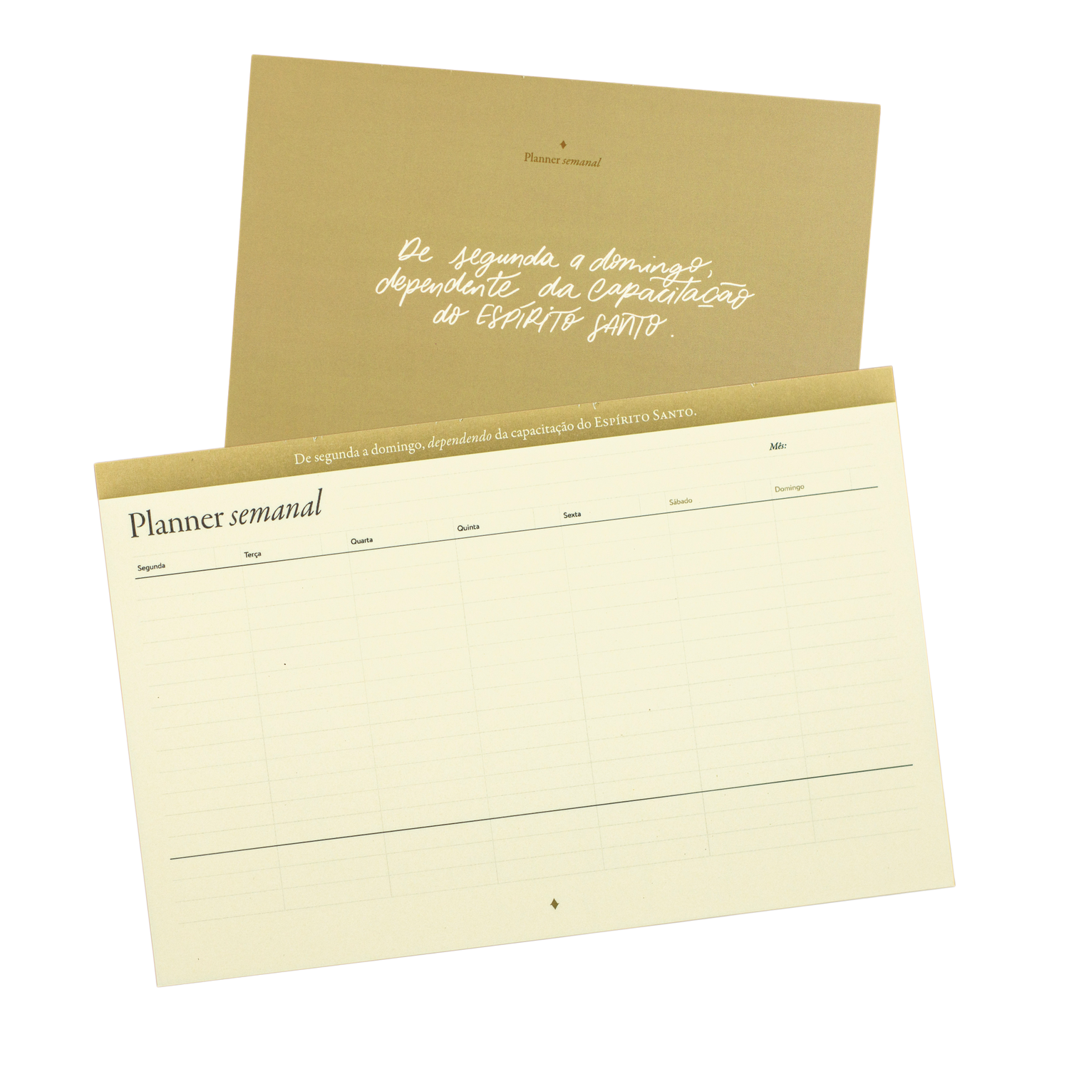 Bloco Purpose Planner Semanal