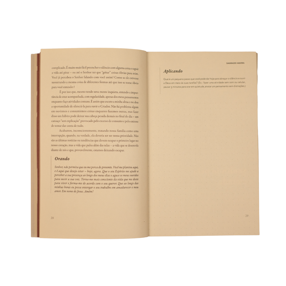 Sagrado Agora SUMÁRIO