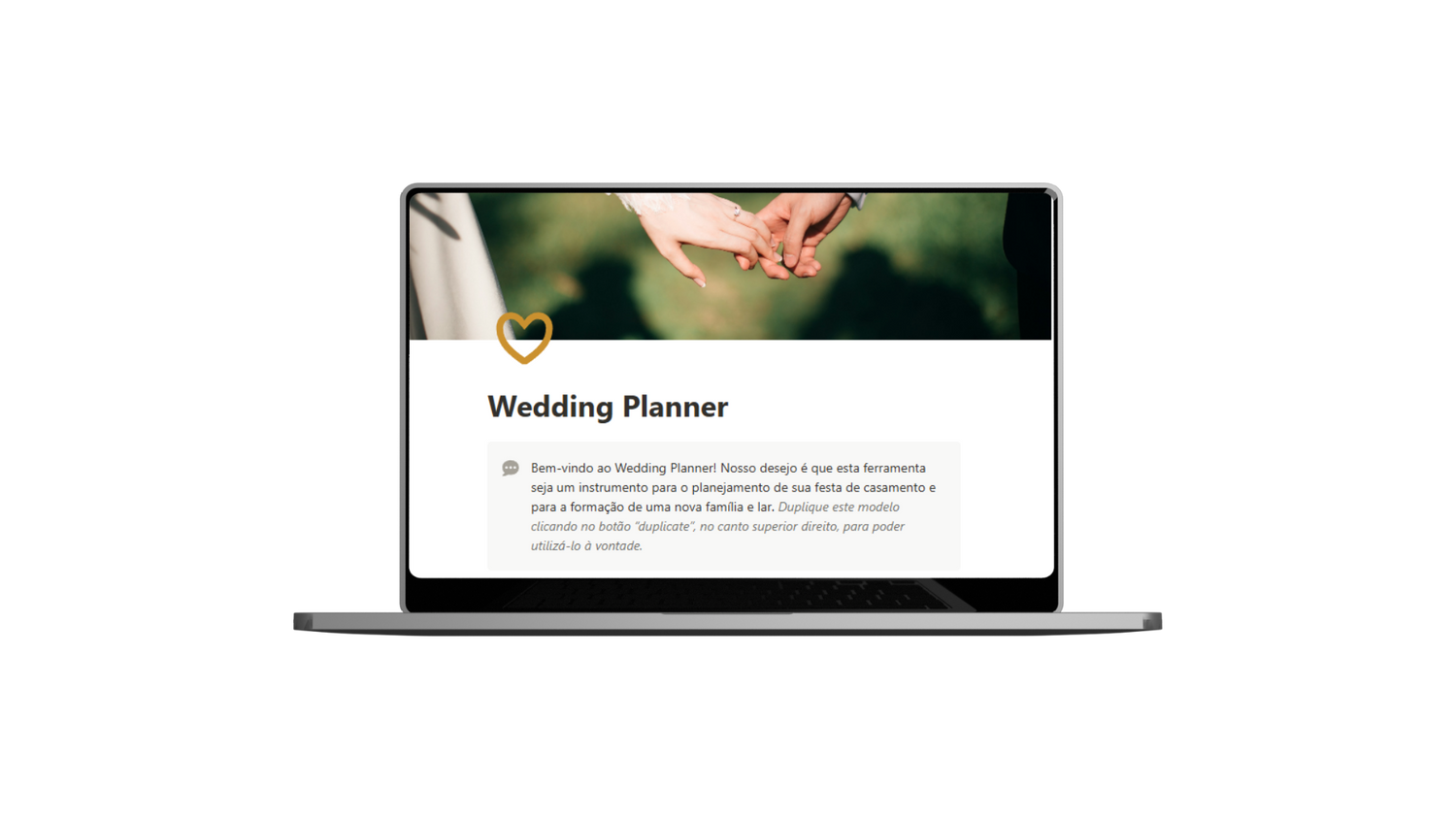 Planner Digital de Casamento - Wedding Notion