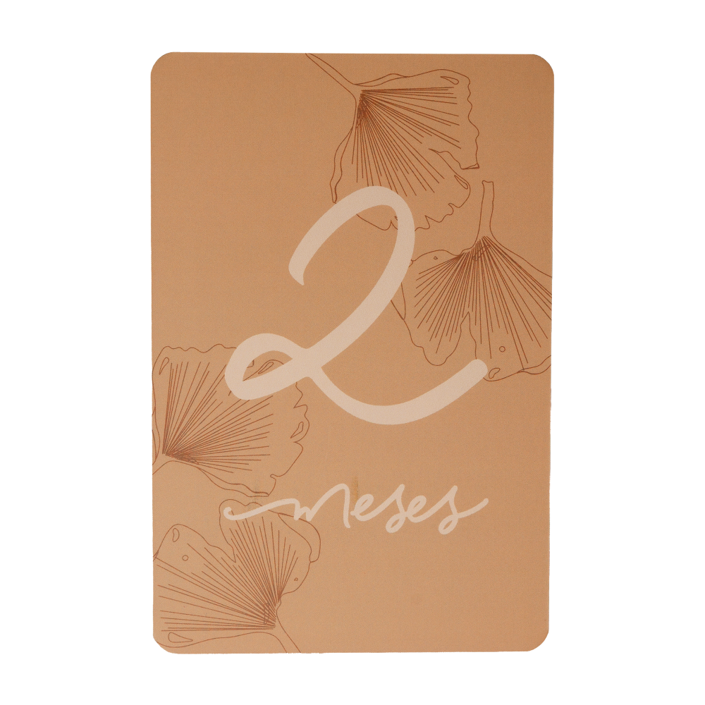 Baby Cards Purpose Paper cartão mêsversário bebê 2 mês