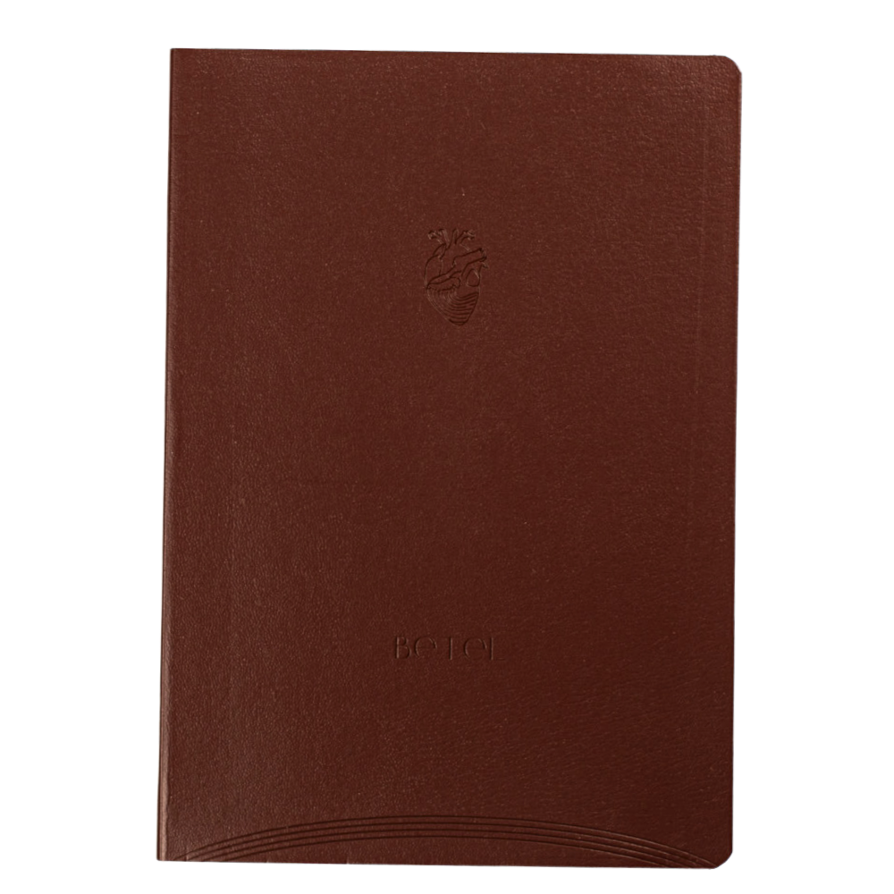 Journal de Autoconhecimento Betel capa Café Marrom