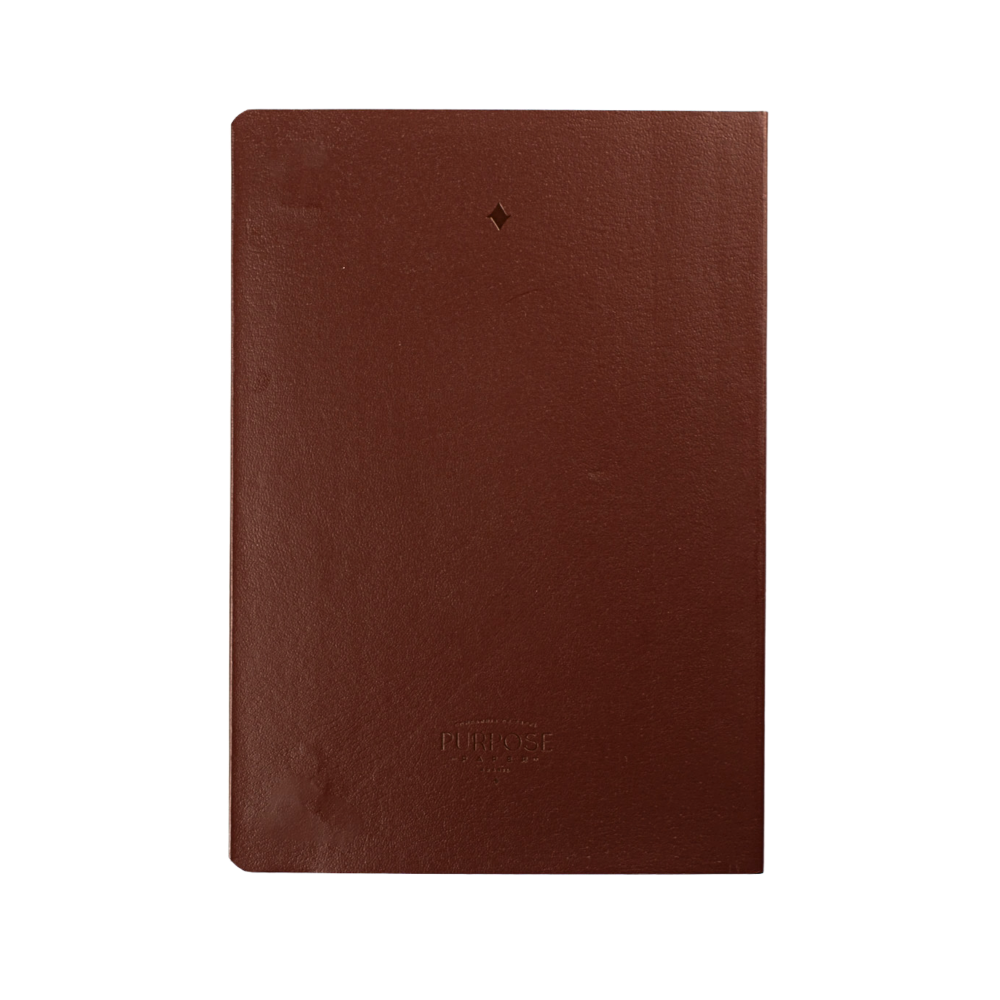 Journal de Autoconhecimento Betel capa Café Marrom