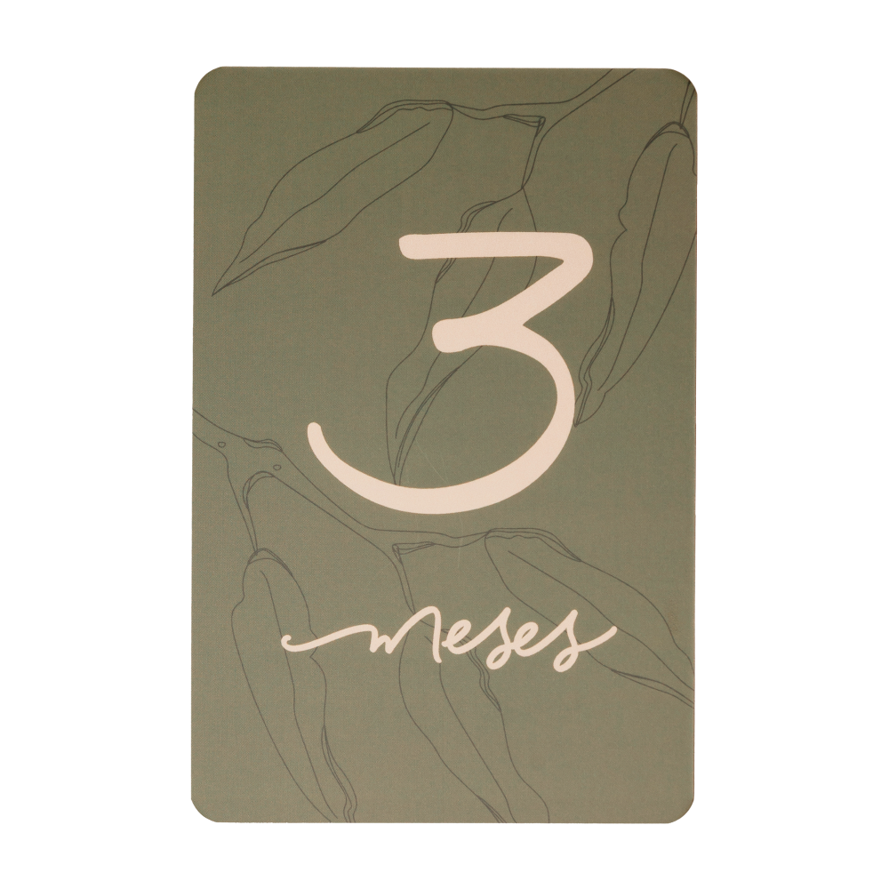 Baby Cards Purpose Paper cartão mêsversário bebê 3 mês