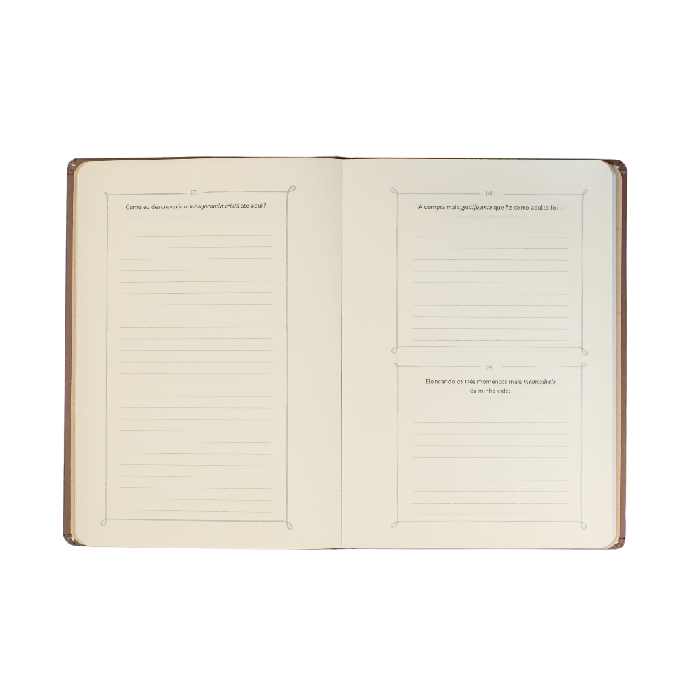 Perguntas no journal de memórias