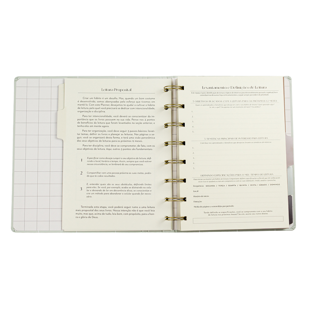 Planner de Leitura - Book Planner Leitura proposital