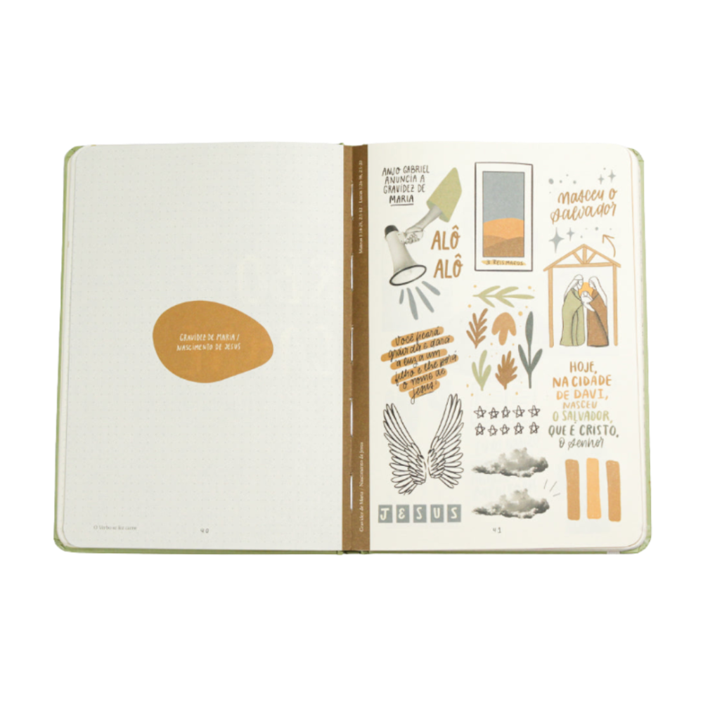 O Verbo Se Fez Arte Os Evangelhos pagina ilustrada historia de Jesus