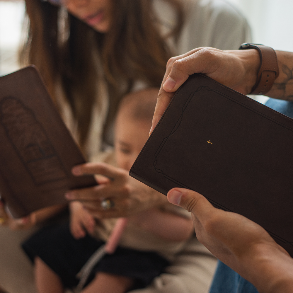 Bíblia para culto The Purpose Book – capa Cruz Marrom