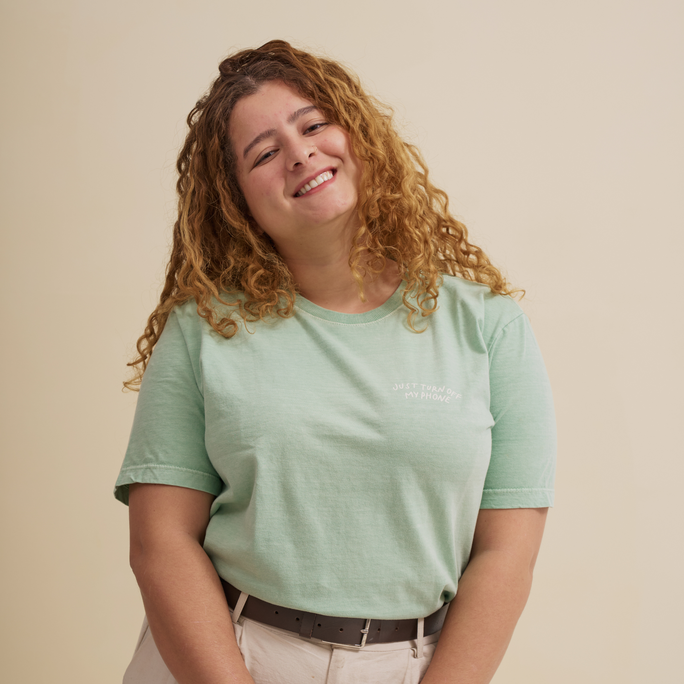 T-Shirt Just Turn off My Phone