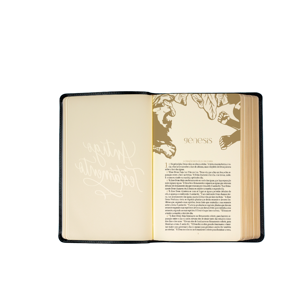 Página interna da Bíblia Purpose Book texto Almeida Século 21 coluna única