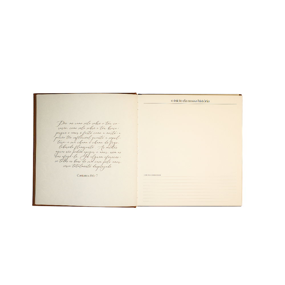 Página interna Nosso Journal sessão o Início da nossa história