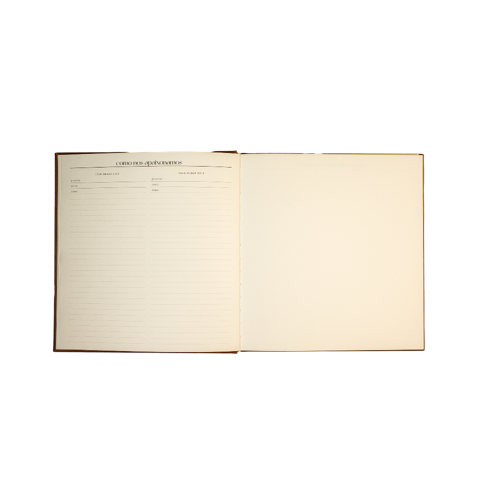 Página interna Nosso Journal sessão Como nos apaixonamos