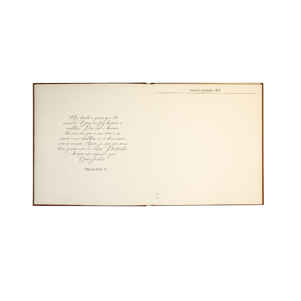 Página interna Nosso Journal sessão Nosso Casamento  grande dia