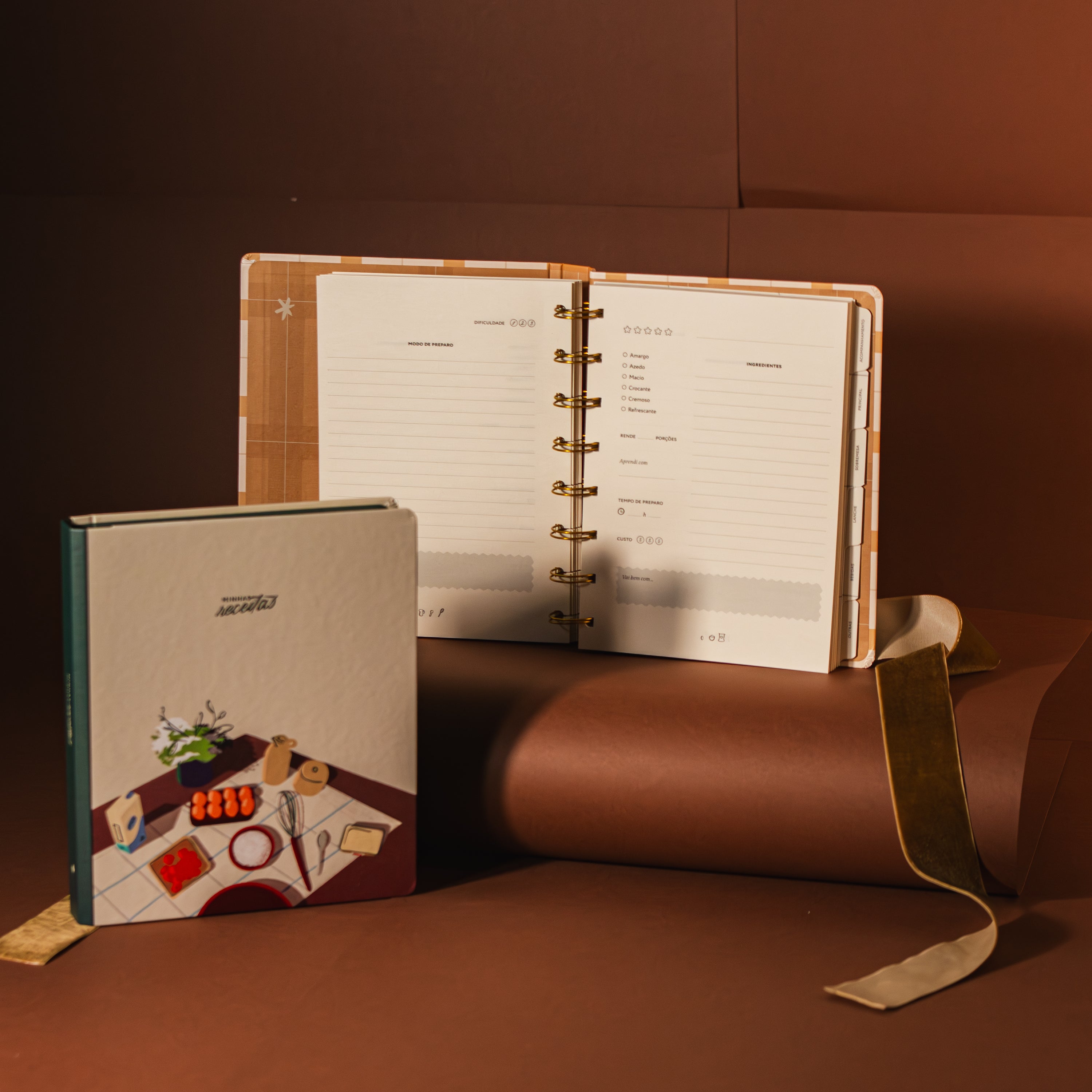 Caderno de Receitas Cristão | Journal Minhas Receitas