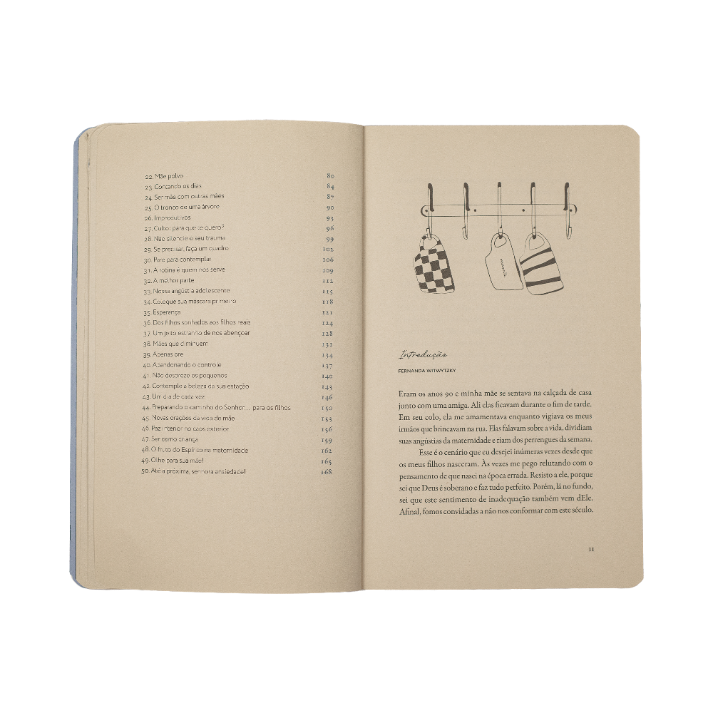 Devocional para Mães Ansiosas capa livro fernanda witwytzky sumário
