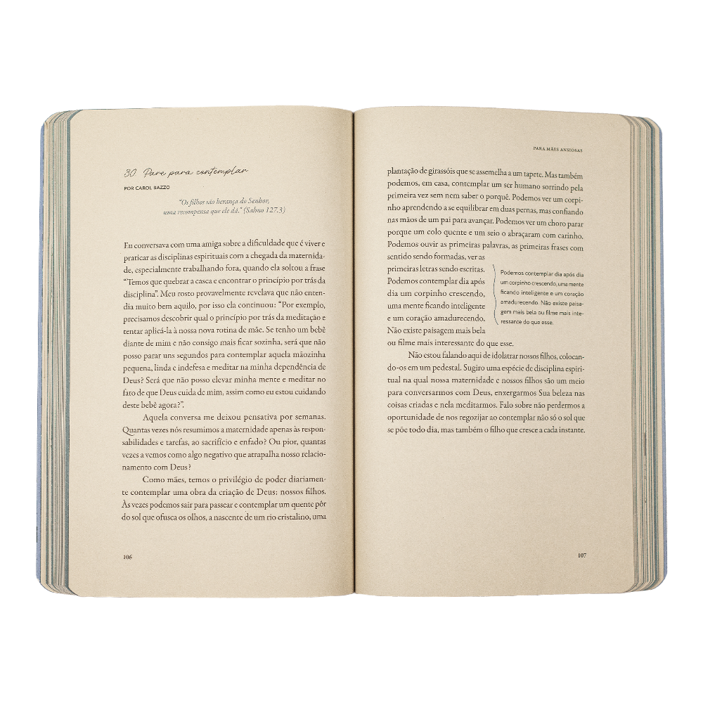 Devocional para Mães Ansiosas capa livro fernanda witwytzky Carol Bazzo