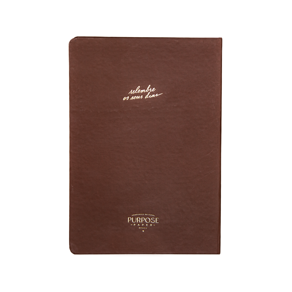 Journal de Memórias capa Marrom