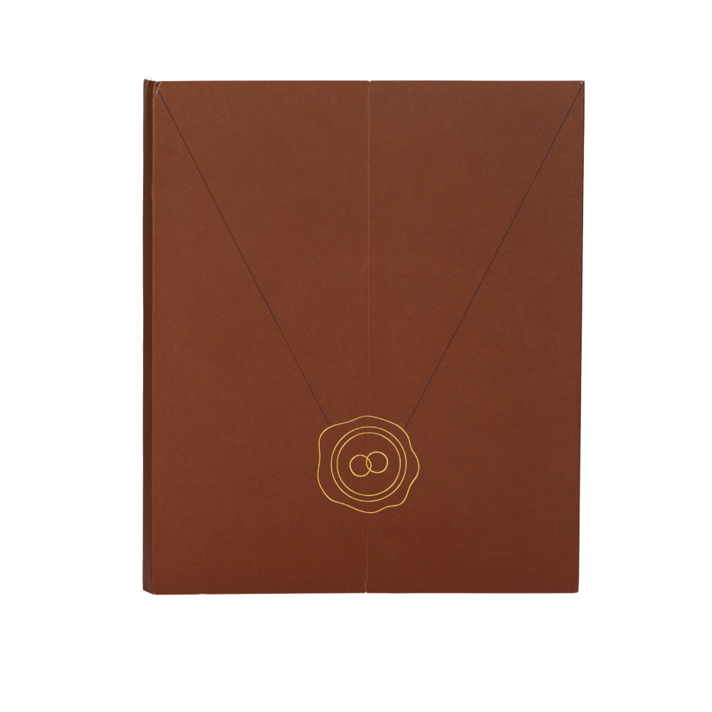 Planner de casamento Nossa Aliança envelope Marrom Aliança