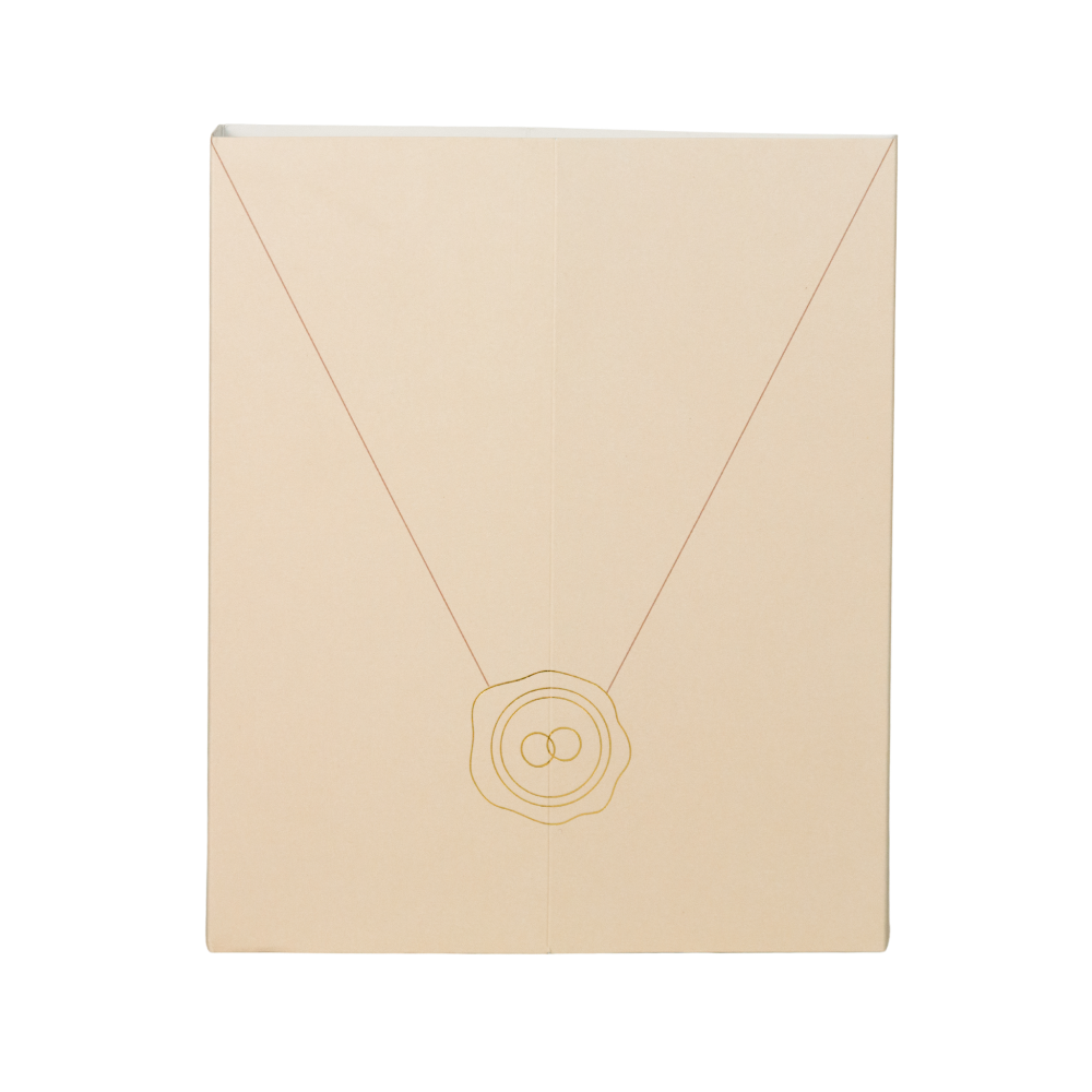 Planner de casamento Nossa Aliança envelope Off White Véu