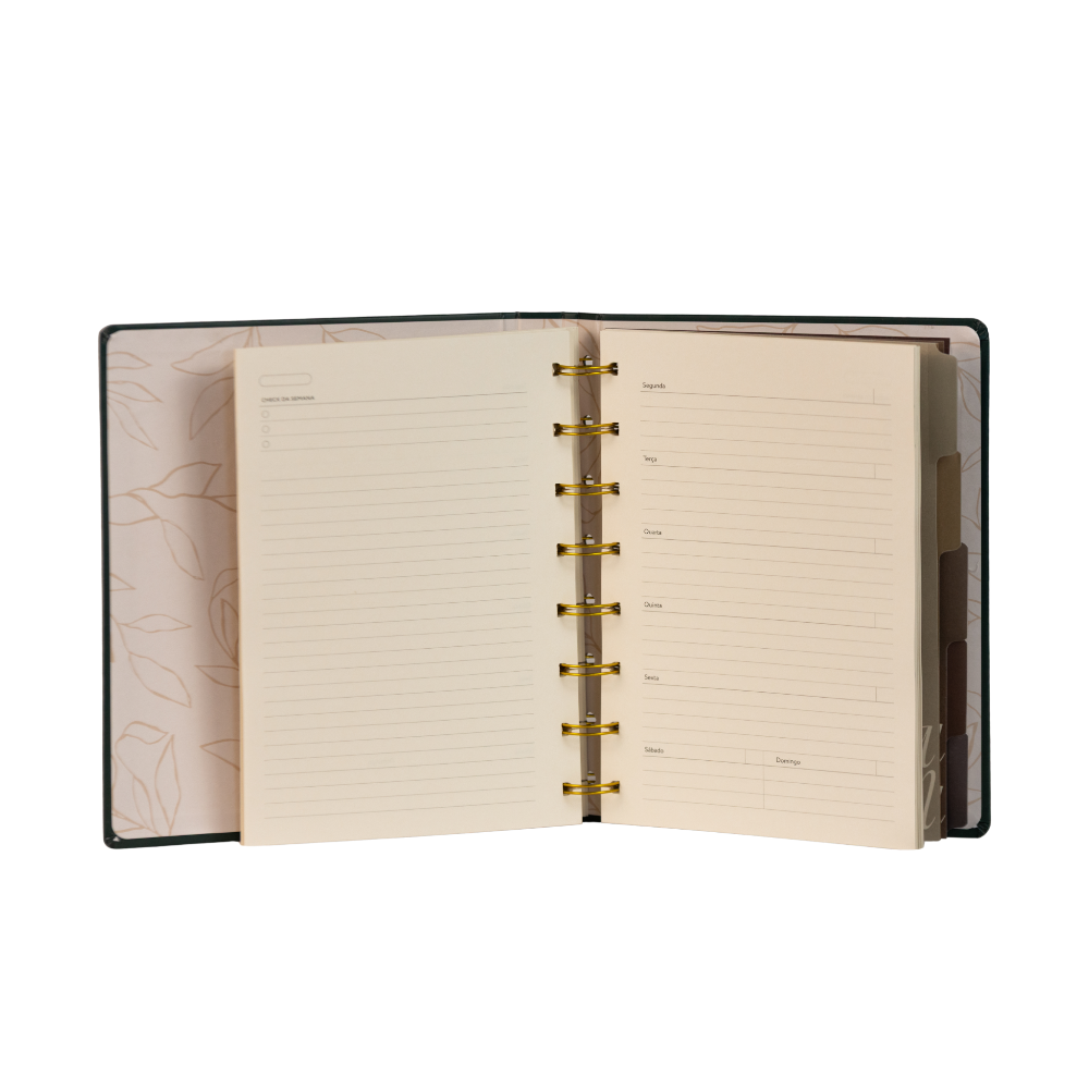 Planner de casamento Nossa Aliança visão checklist de tarefas semanal