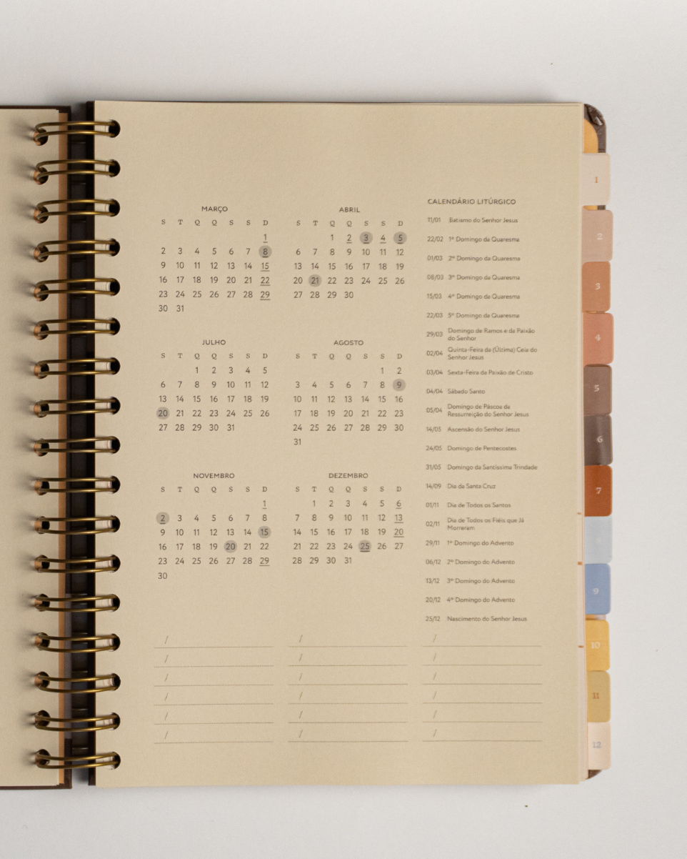Purpose_Planner_2026 - Calendário Litúrgico -  Purpose Paper