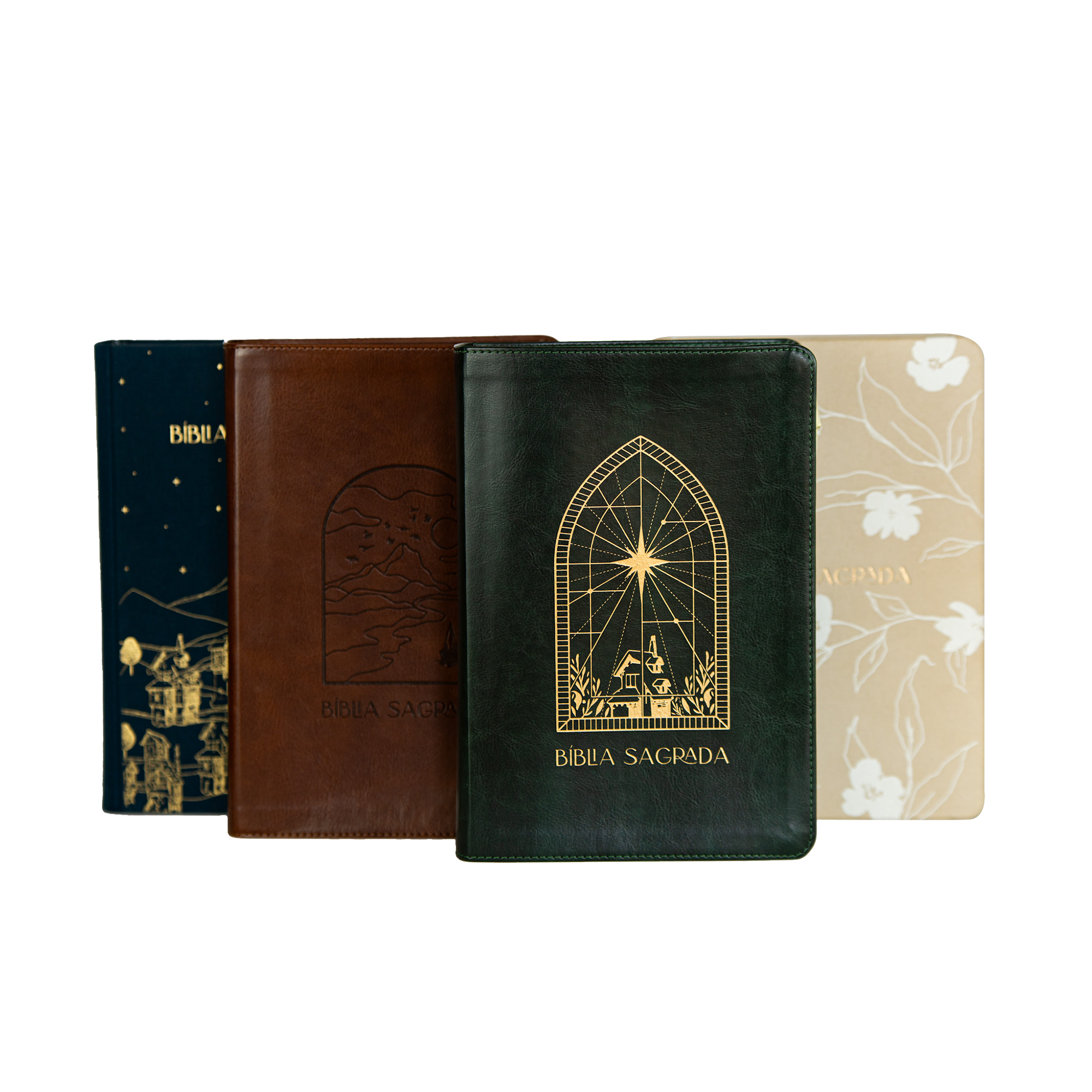 Bíblia de anotações The Purpose Book – capa Vitral, capa Reino, Capa Jardim e Capa Janela