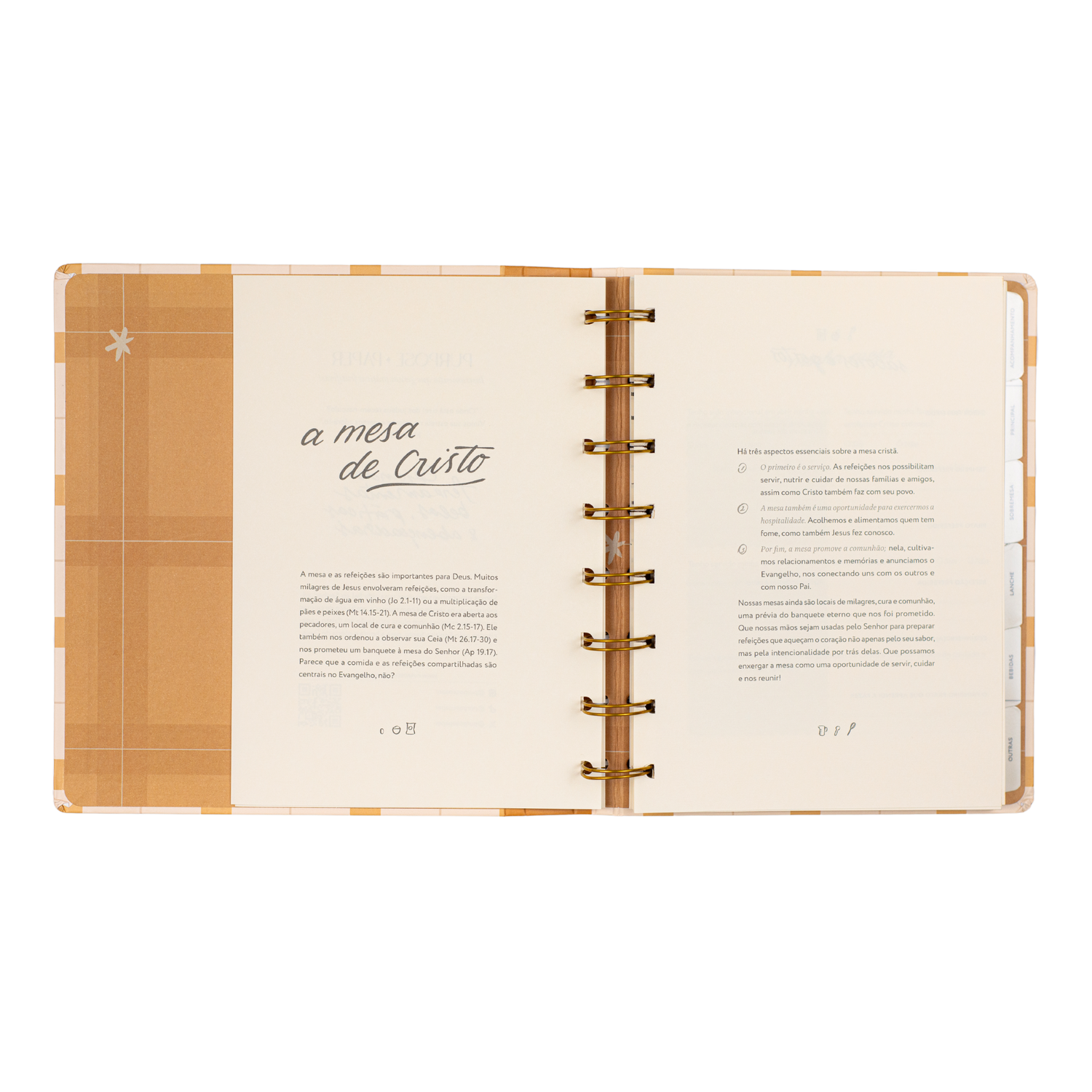 Caderno de Receitas Cristão | Journal Minha Receitas