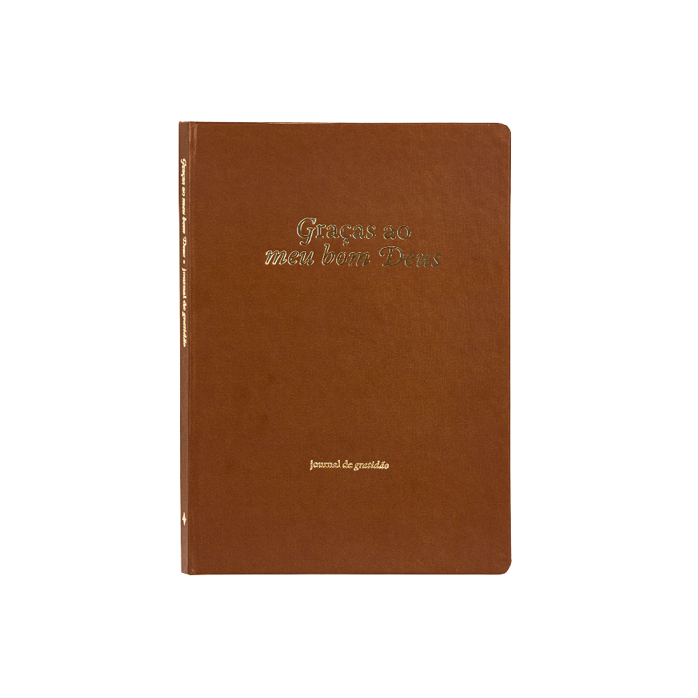 Journal de Gratidão capa CAMINHO marrom