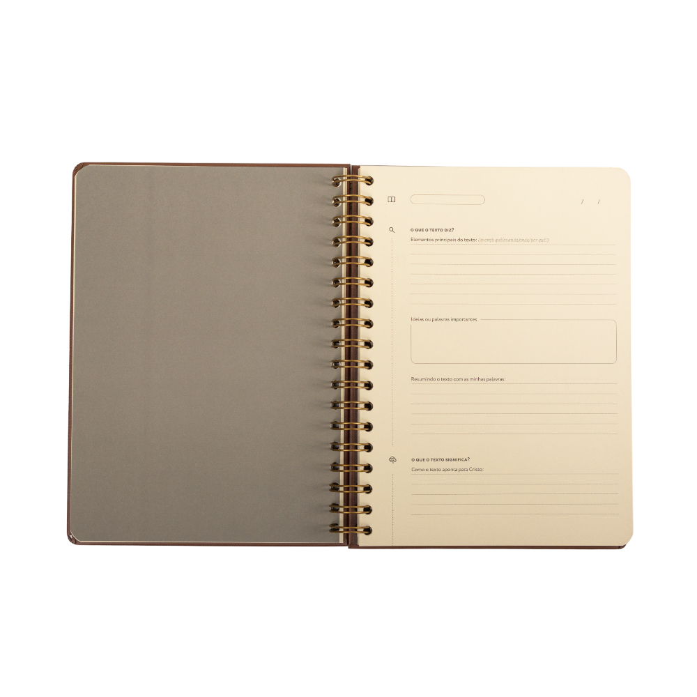 devocional no journal para anotações de estudo bíblico diário