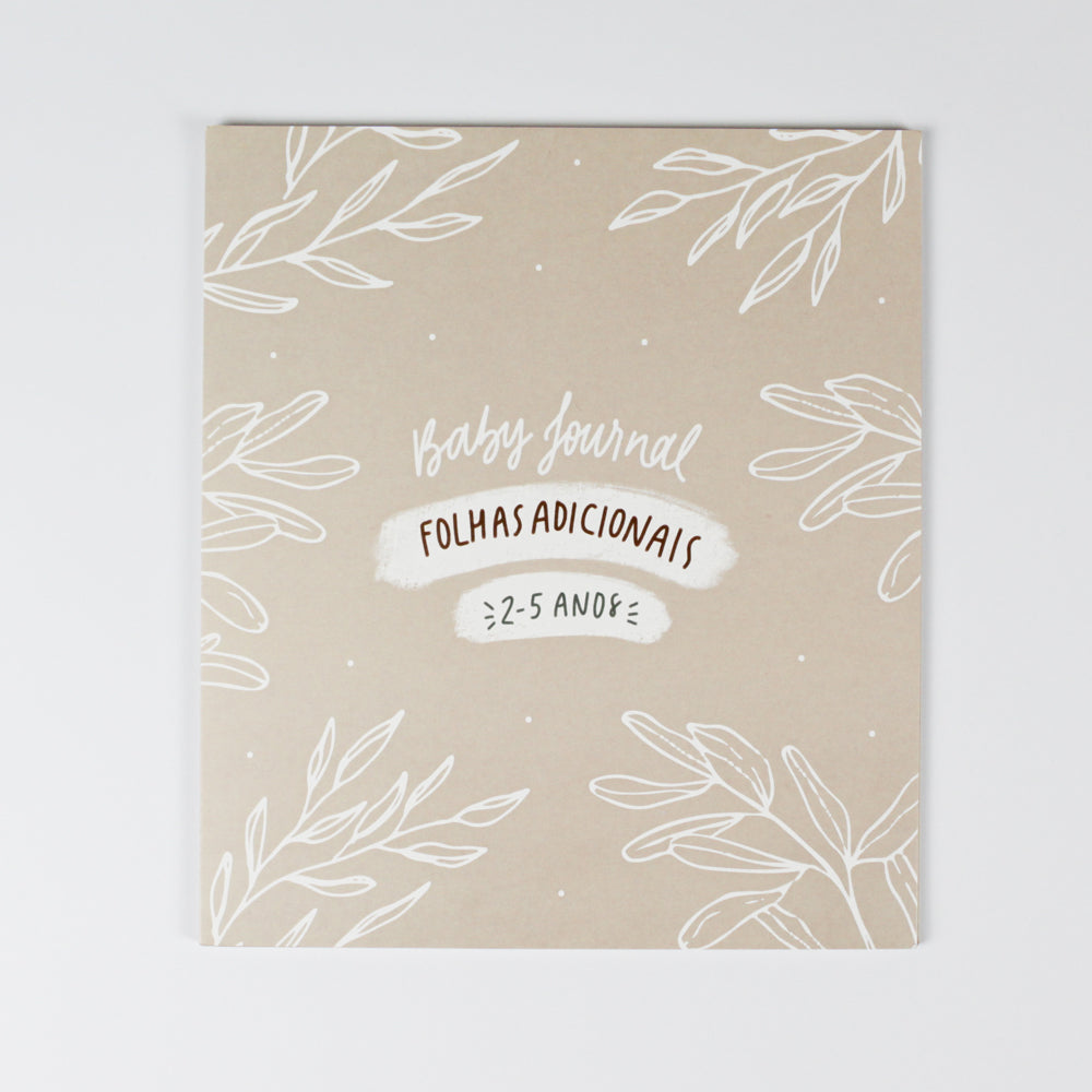 Folhas Adicionais de 2 a 5 anos: Baby Journal