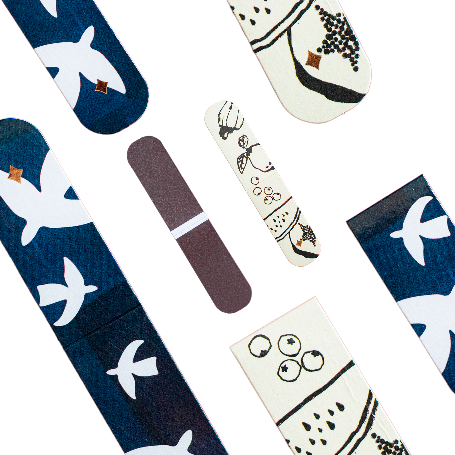 Kit de Marca Páginas Magnéticos - Frutos