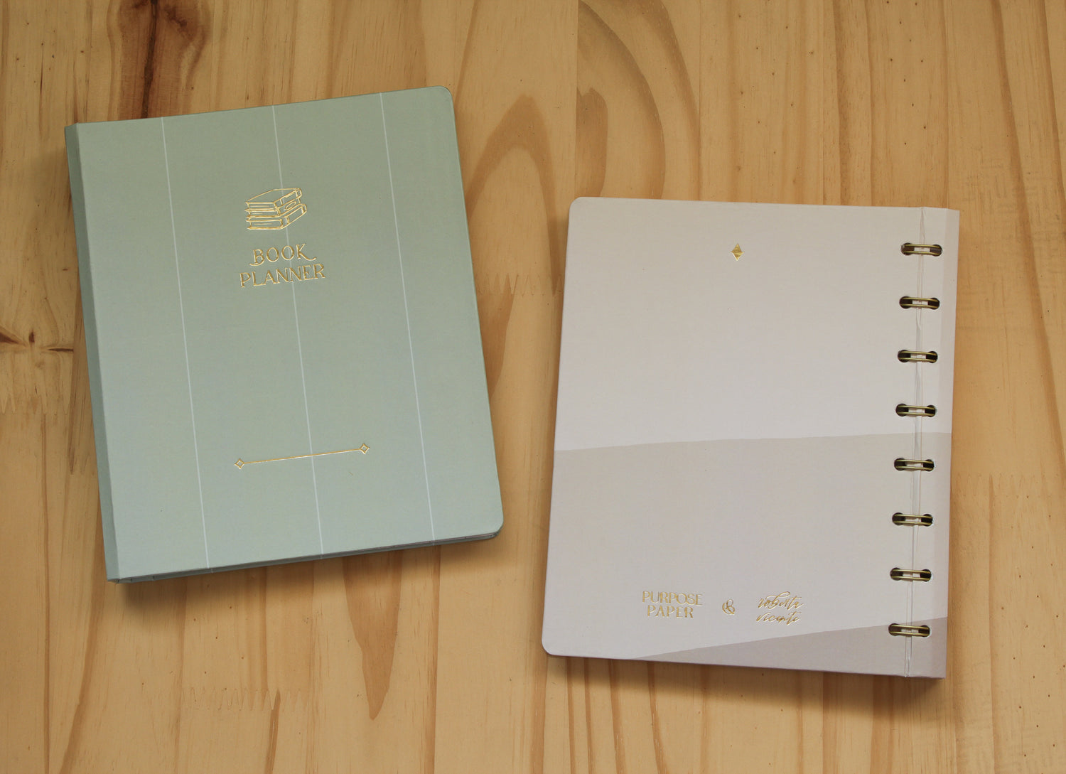 Planner de leitura azul