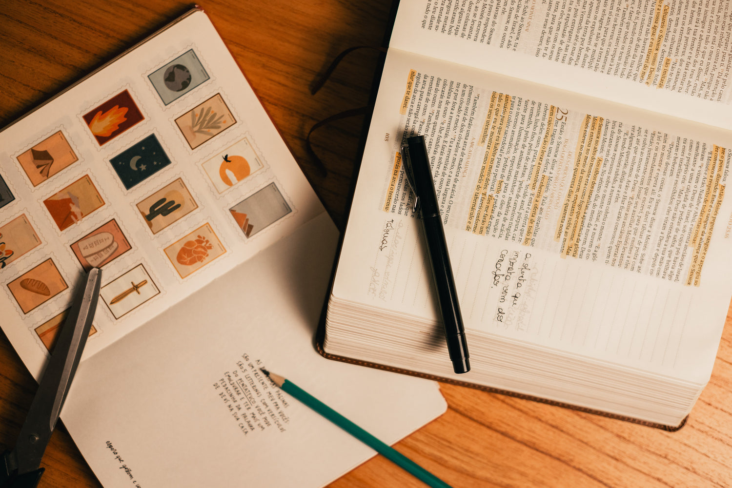Inspirações e dicas para o seu Bible Journaling