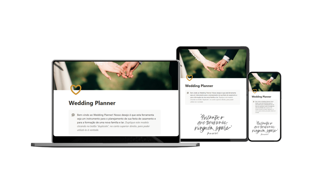 Planner Digital de Casamento - Wedding Notion