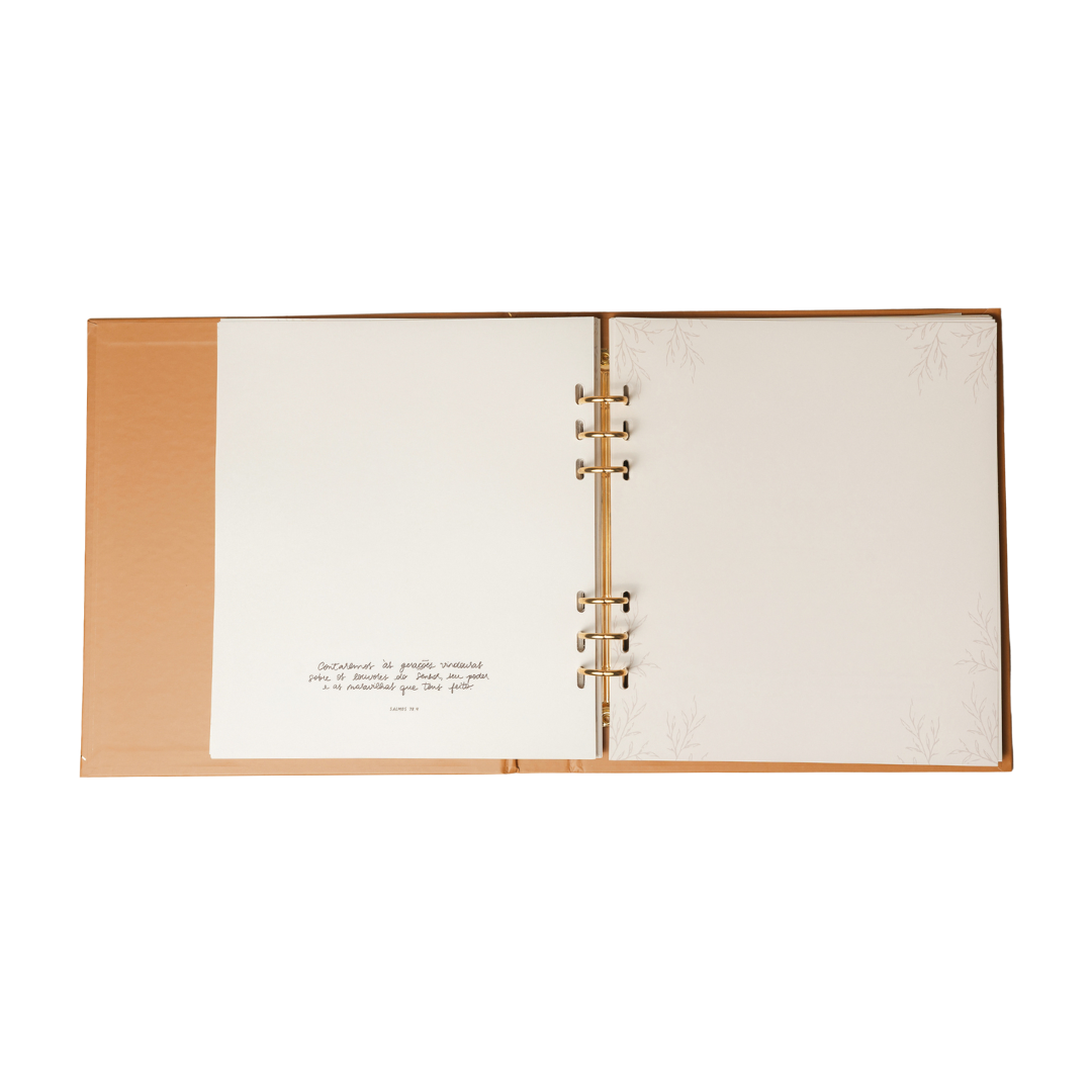 Folhas Lisas Refil - Baby Journal