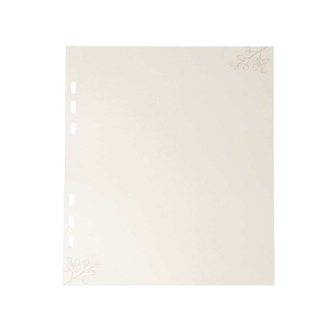 Folhas Lisas Refil - Baby Journal