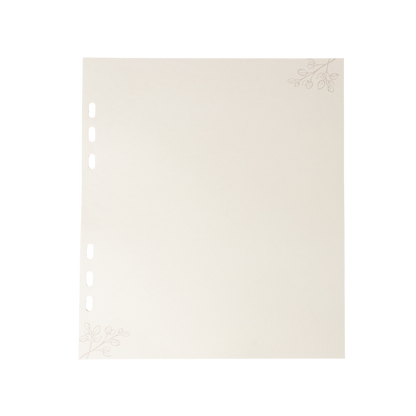Folhas Lisas Refil - Baby Journal