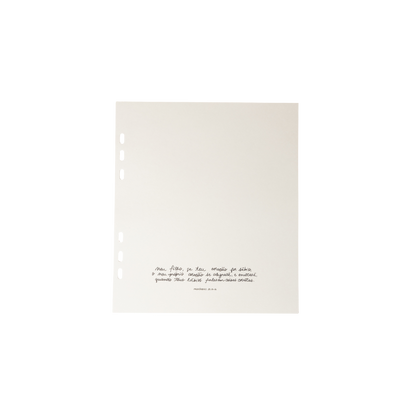 Folhas Lisas Refil - Baby Journal