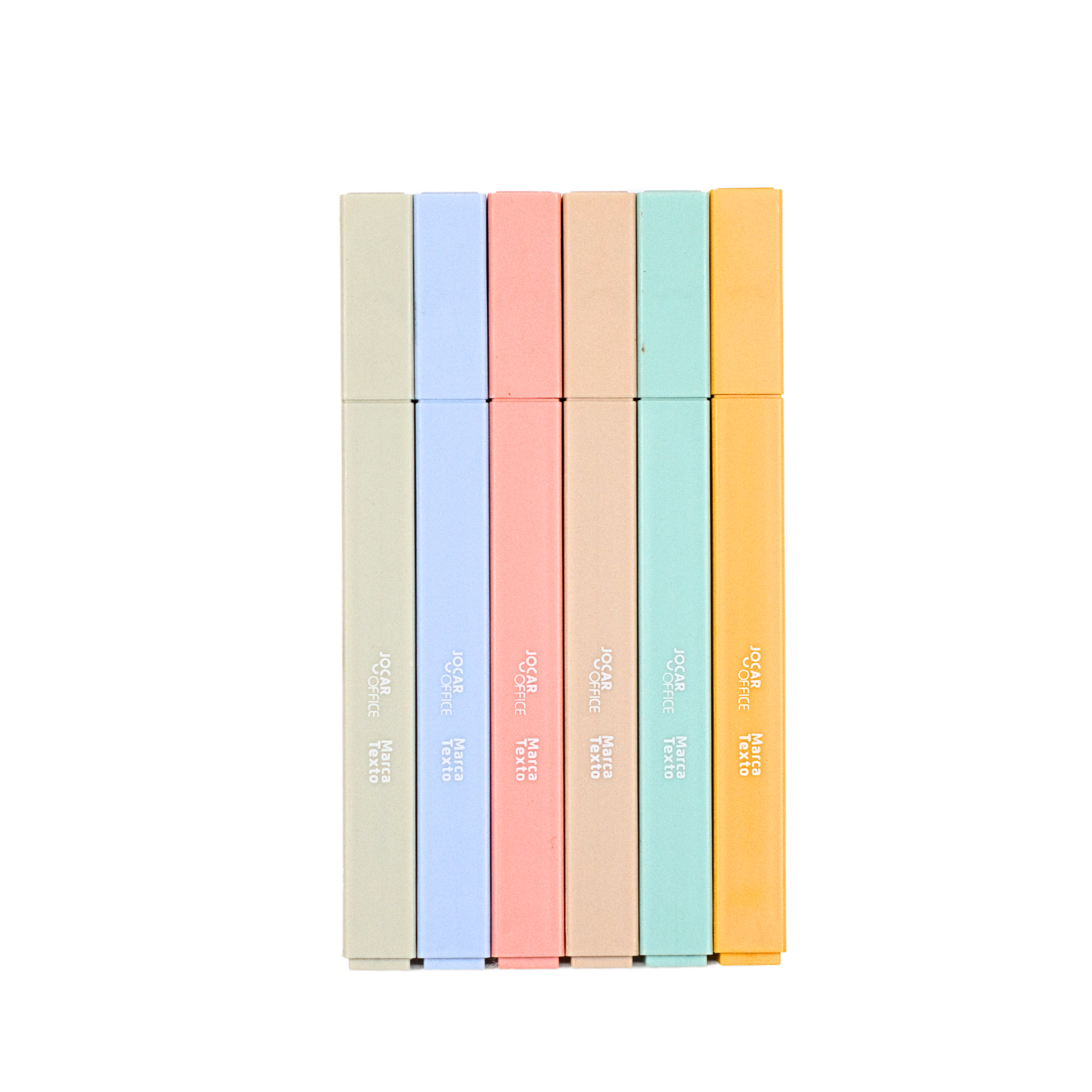 Kit Marca-Texto 6 cores - Tons Pastéis