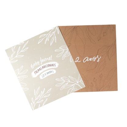 Folhas Adicionais de 2 a 5 anos - Baby Journal