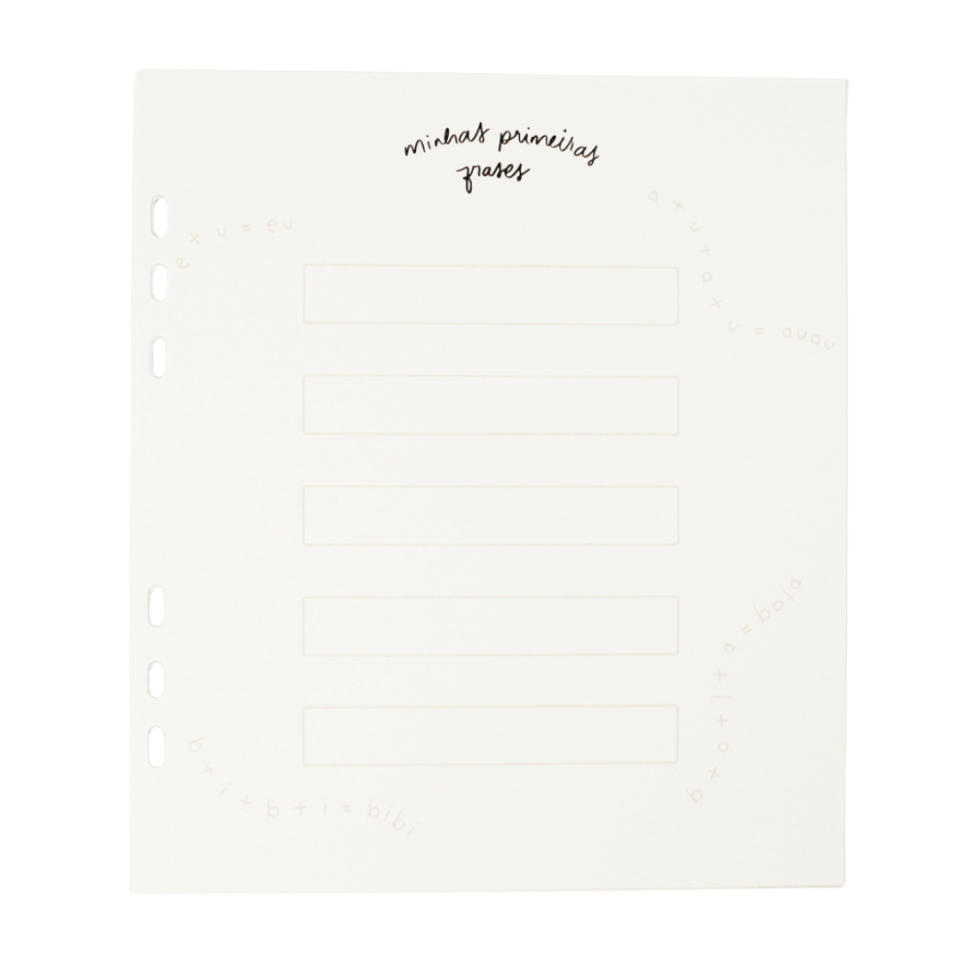 Folhas Adicionais de 2 a 5 anos - Baby Journal