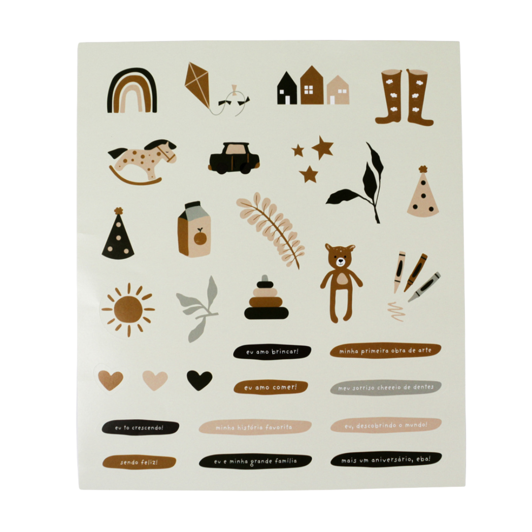 Folhas Adicionais de 2 a 5 anos - Baby Journal