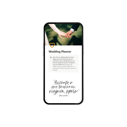 Planner Digital de Casamento - Wedding Notion