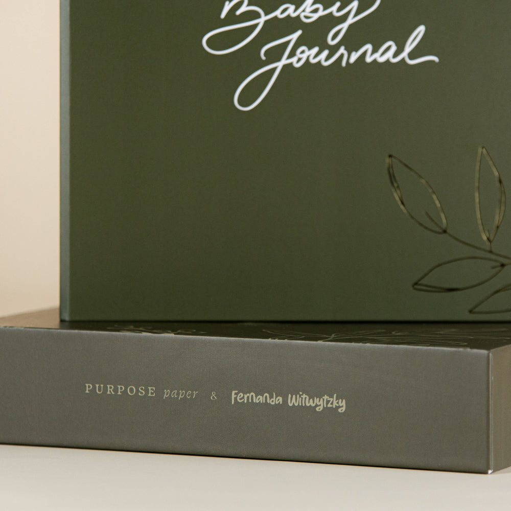 baby journal verde detalhes fernanda witwytzky
