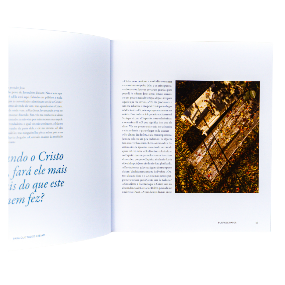 Bible Study Para que Todos Creiam Jesus é o Messias página de texto bíblico