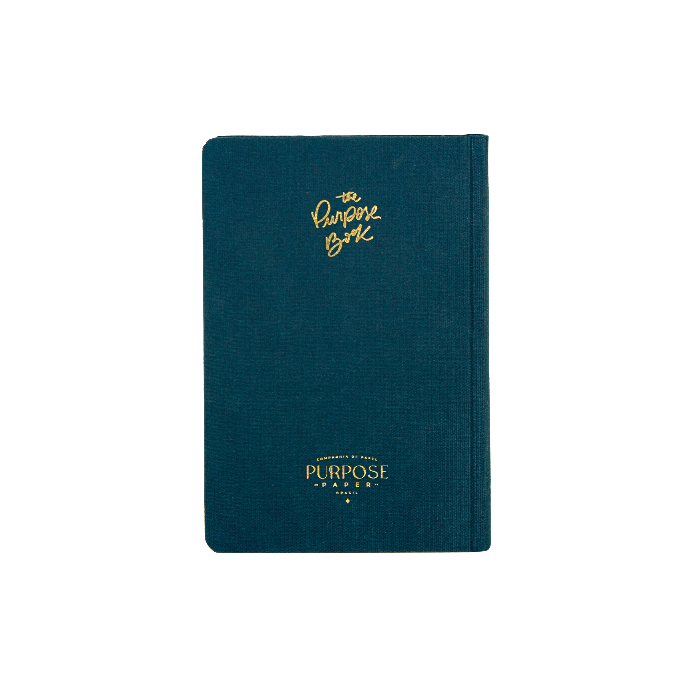 Bíblia de anotações The Purpose Book – capa Reino tecido azul capa dura